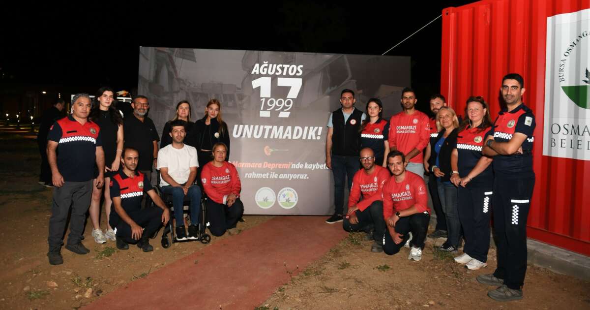 Bursa’da 17 Ağustos depremi unutulmadı