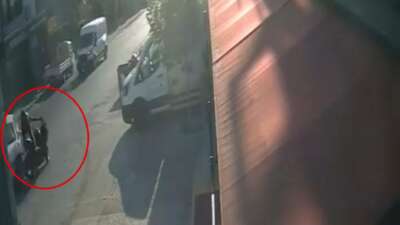 Bursa’da motosikletiyle seyir halinde olan