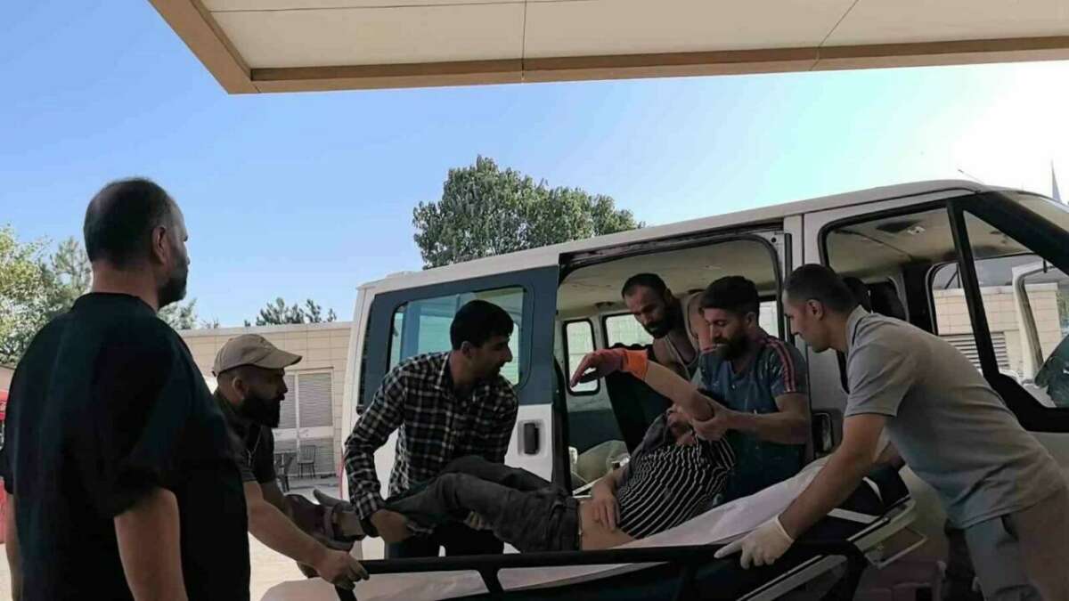 Bursa’da inşaatta korkutan kaza