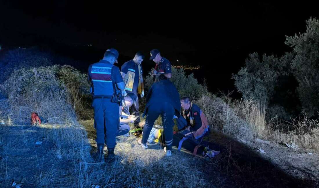 Bursa’da şarampole yuvarlanan motosikletin sürücüsü yaralandı Bursa’da meydana gelen kazada