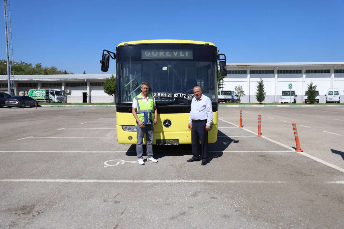 Bursa’dan Adıyaman’a hibe Otobüs