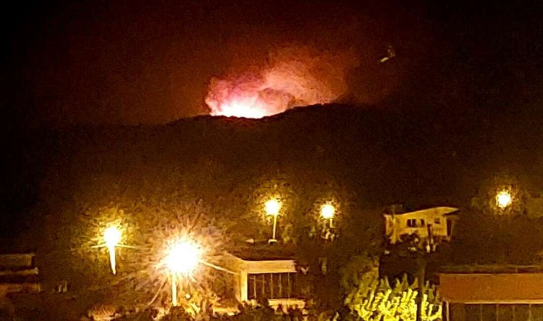 Çanakkale’de orman yangını Çanakkale'nin Bayramiç ilçesinde çıkan