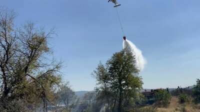 Çanakkale’de tarım arazinde yangın kontrol altına alındı