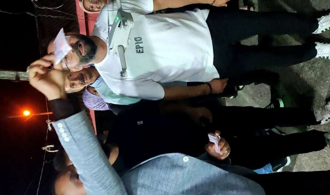 Düğünde drona para takarken elinden oluyordu Halay çektiği esnada kendisini