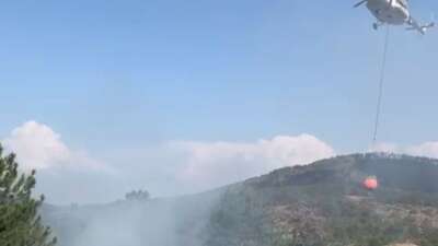  Duyarlı vatandaşlar sayesinde yangının büyümesi önlendi