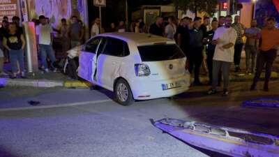 Edirne’de meydana gelen trafik kazasında