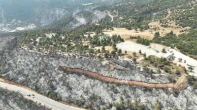  Gürsu kır lokantası ve terası küllerden temizlendi