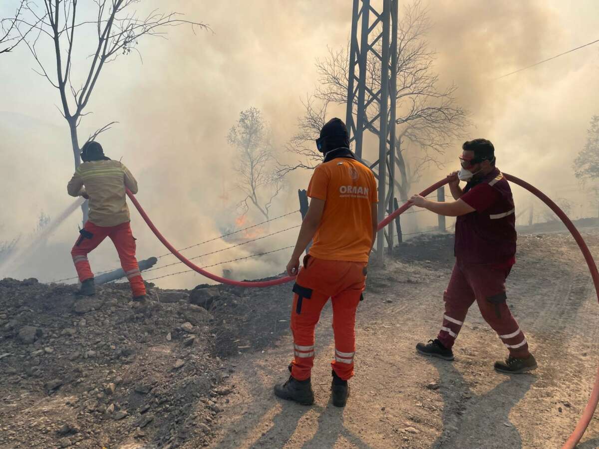Kocaeli’deki orman yangınına 10 helikopter ve 6 uçakla müdahale sürüyor