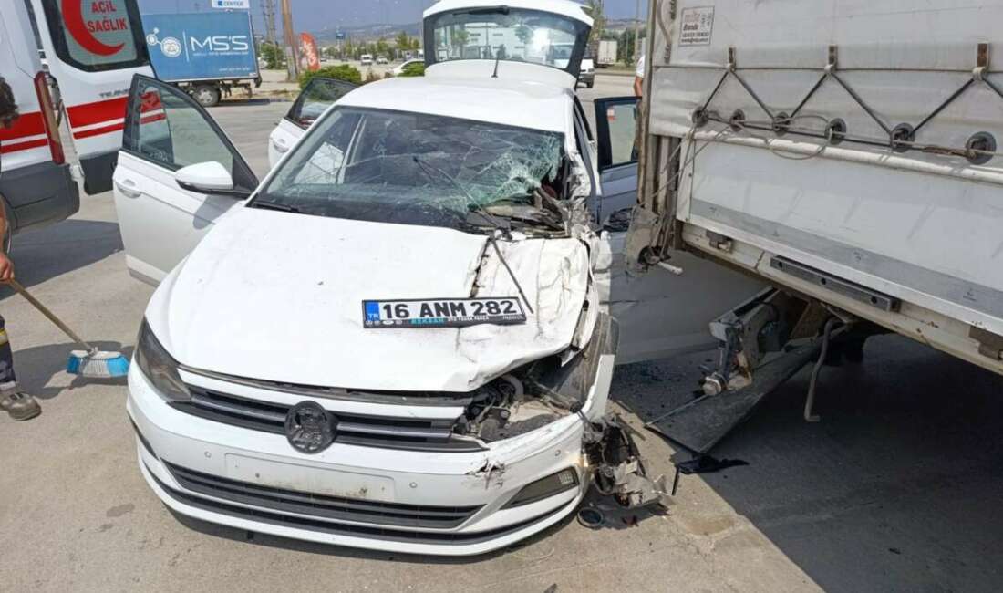 Bursa'nın İnegöl ilçesinde meydana