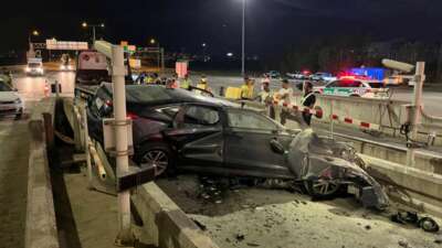 Kuzey Marmara Otoyolu gişelerinde beton