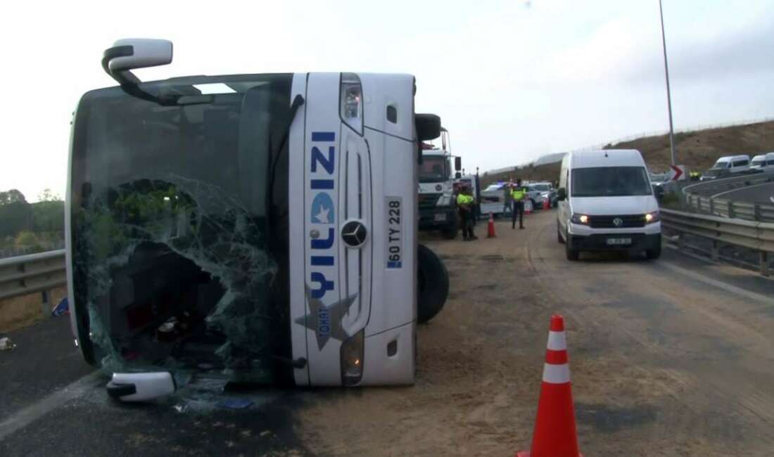 Kuzey Marmara Otoyolu’nda yolcu otobüsü devrildi: 3 ölü, 20 yaralı Sancaktepe Kuzey Marmara Otoyolu’nda