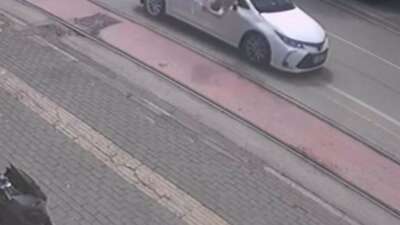 Bursa'nın Osmangazi ilçesinde market alışverişinden