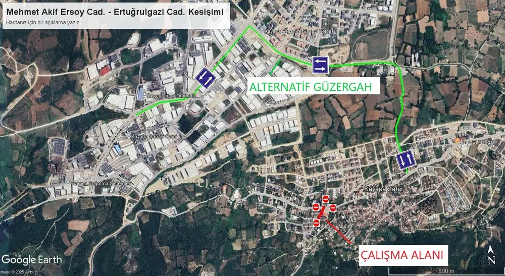 Bursa’da trafik düzenlemesi: Mehmet Akif Ersoy Caddesi geçici olarak kapatılıyor
