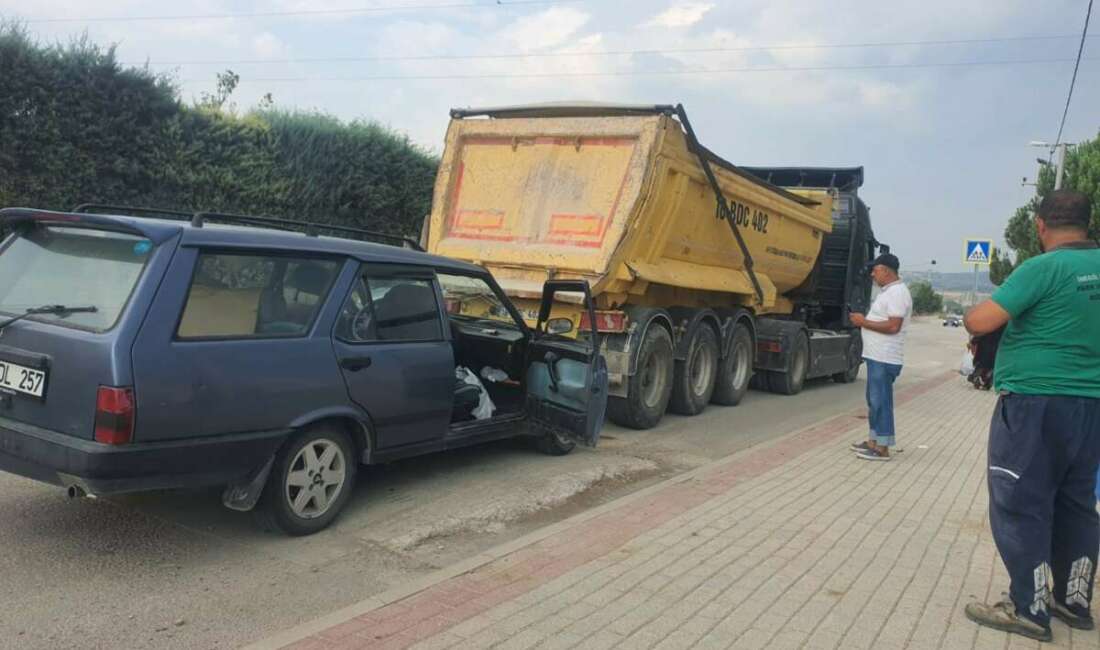 Bursa'nın İnegöl ilçesinde kamyona