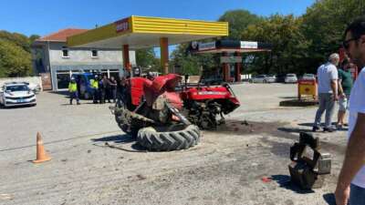 Sakarya’nın Kocaali ilçesinde otomobil ile