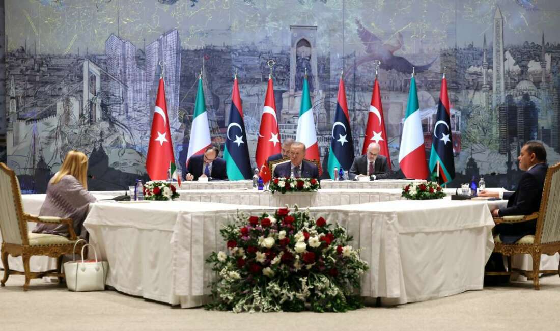 Türkiye-İtalya-Libya üçlü zirvesi sona erdi Cumhurbaşkanı Recep Tayyip Erdoğan,