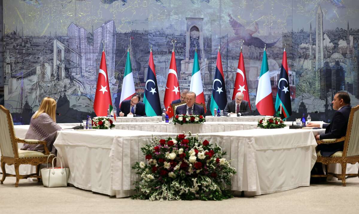  Türkiye-İtalya-Libya üçlü zirvesi sona erdi