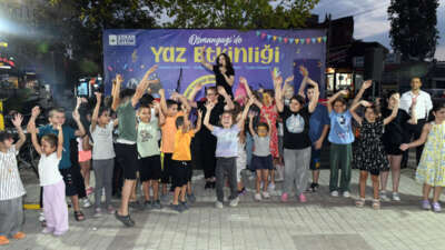 Osmangazi’de yaz etkinliklerinde çocuklar ve aileler doyasıya eğlendi