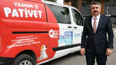  Yıldırım’da patili canlara mobil hizmet