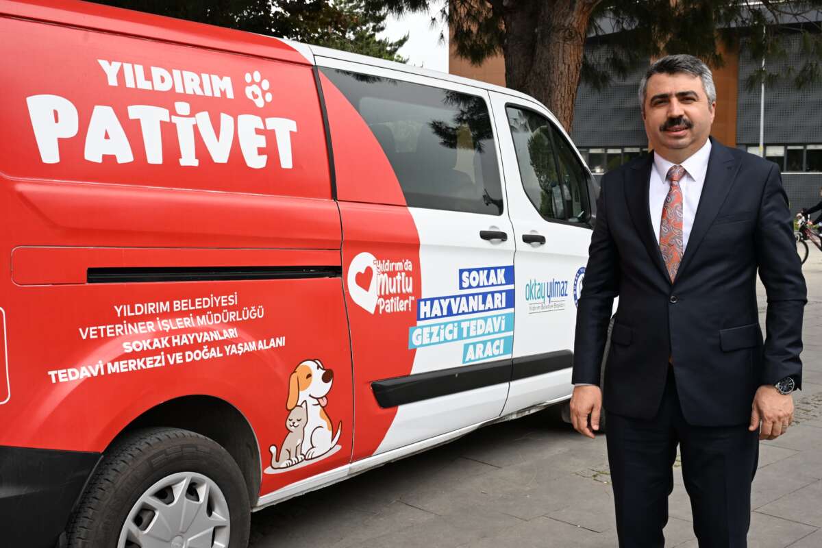  Yıldırım’da patili canlara mobil hizmet