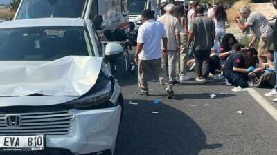 Bursa'nın Kestel ilçesinde meydana gelen