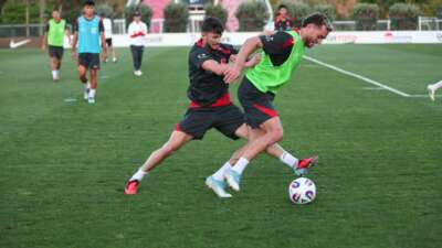 A Milli Futbol Takımı, Gürcistan maçı hazırlıklarına başladı