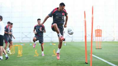  A Milli Futbol Takımı, İspanya maçı hazırlıklarına başladı