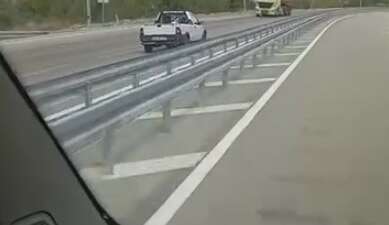 Bursa’da kilometrelerce yolu ters şeritten gitti