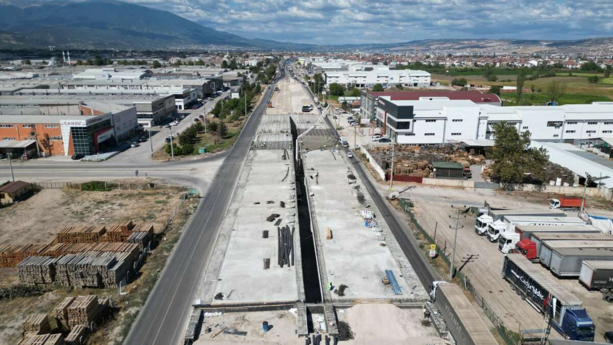 İnegöl’de Ağaç İşleri Sanayi Kavşağı’nda sona gelindi