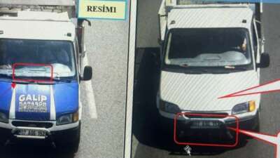 Aynı aracın üzerinde oynama yapıp, izini kaybettirmeye çalıştı