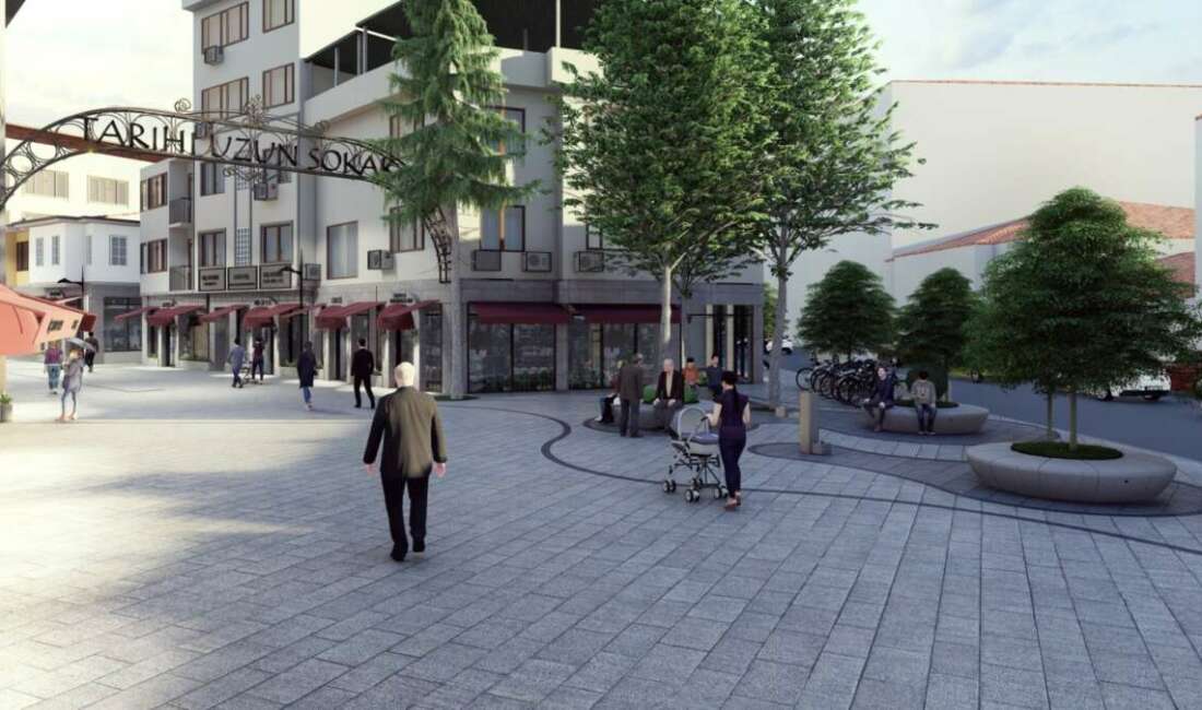 İnegöl Belediyesi’nin "Tarihi Çarşı"