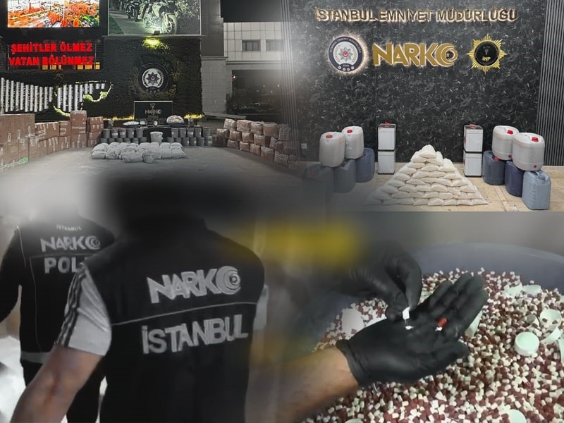 Yerlikaya: 366 kilo uyuşturucu, 1,5 milyon hap yakalandı