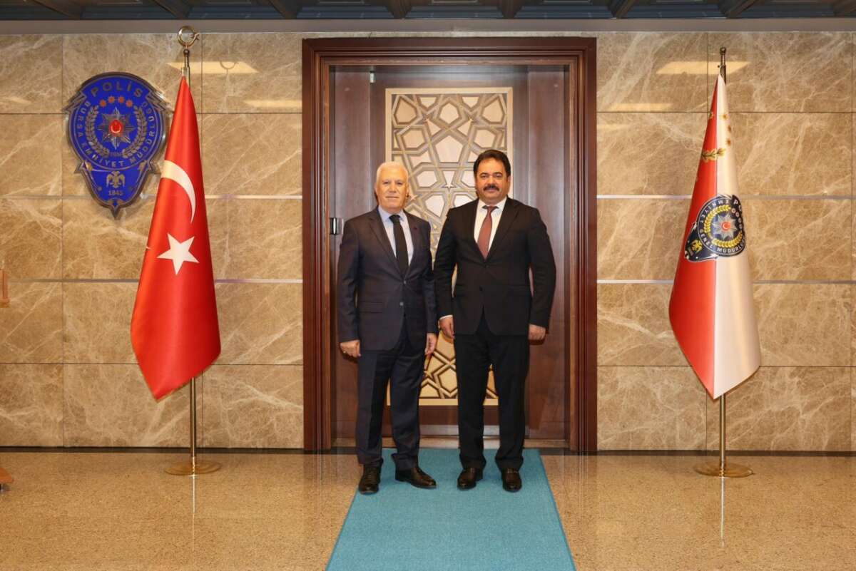 Başkan Bozbey’den Emniyet Müdürü Gökce’ye ziyaret