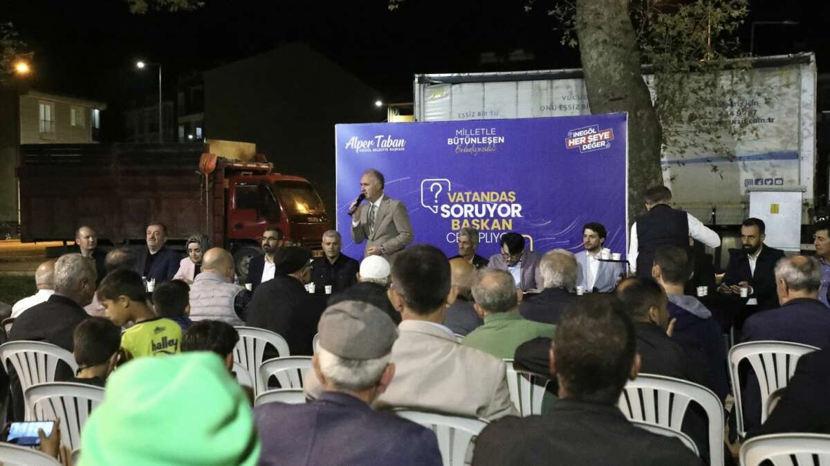 Başkan Taban Cerrah Mahallesi sakinleriyle buluştu