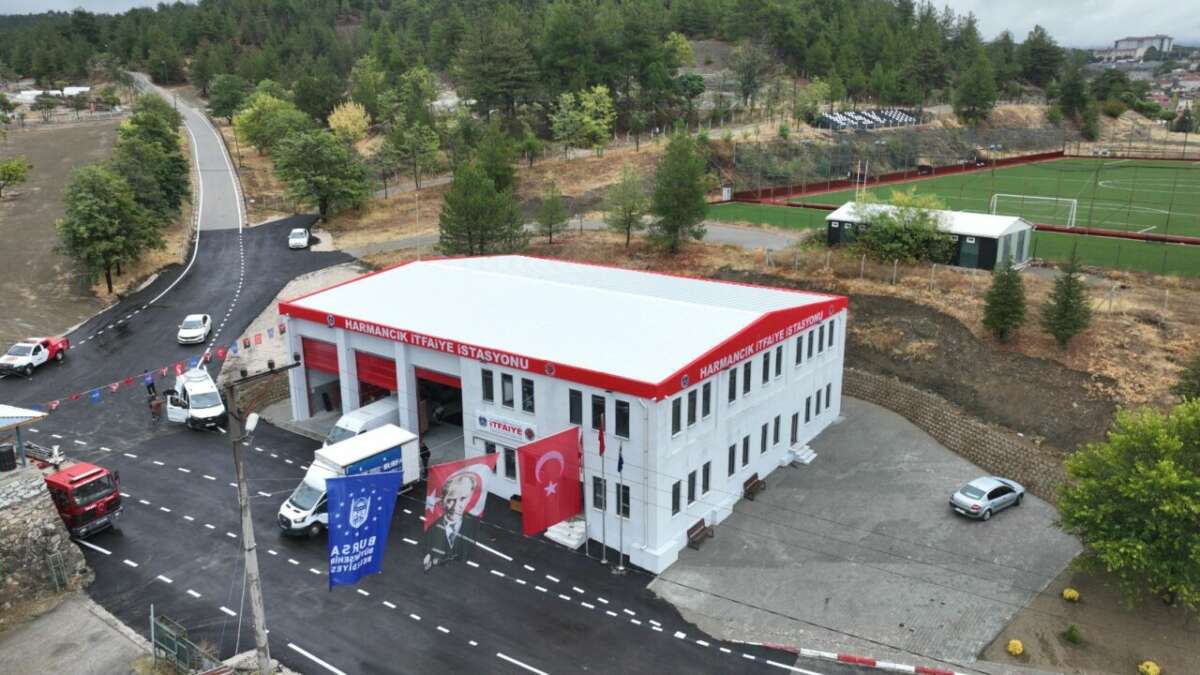 Bursa Harmancık’a tam donanımlı itfaiye binası