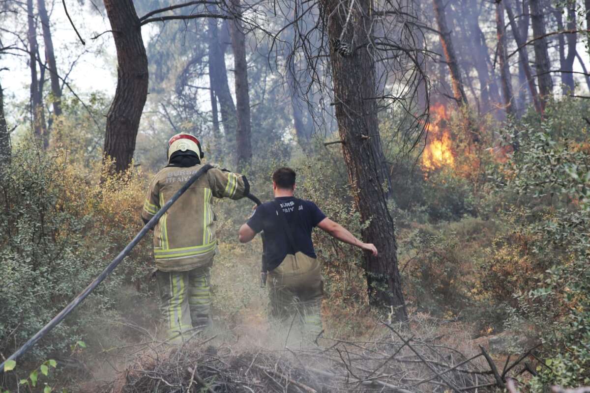 Bursa İtfaiyesi’nden 2336 olaya müdahale