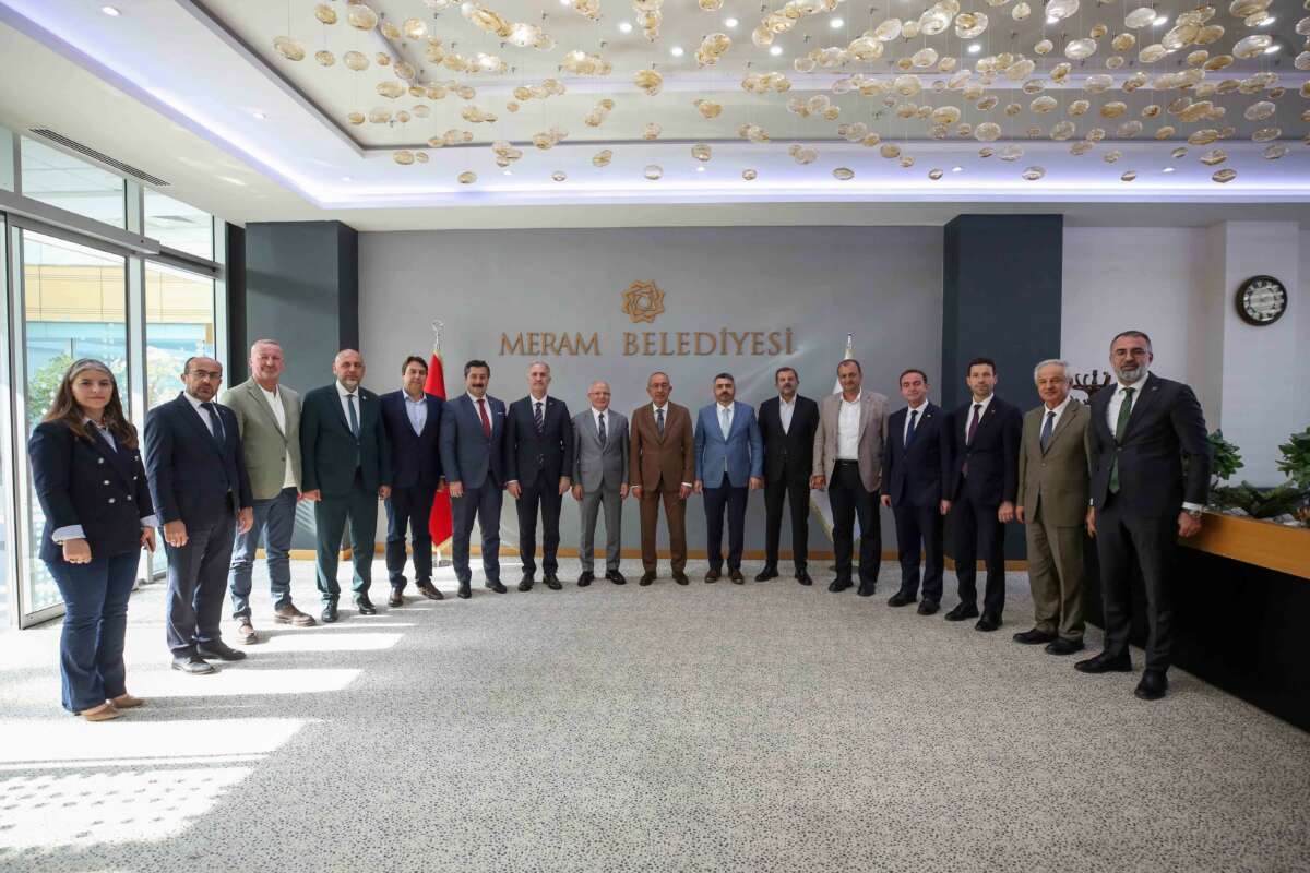 Bursa heyeti tecrübe paylaşımı için Meram’da
