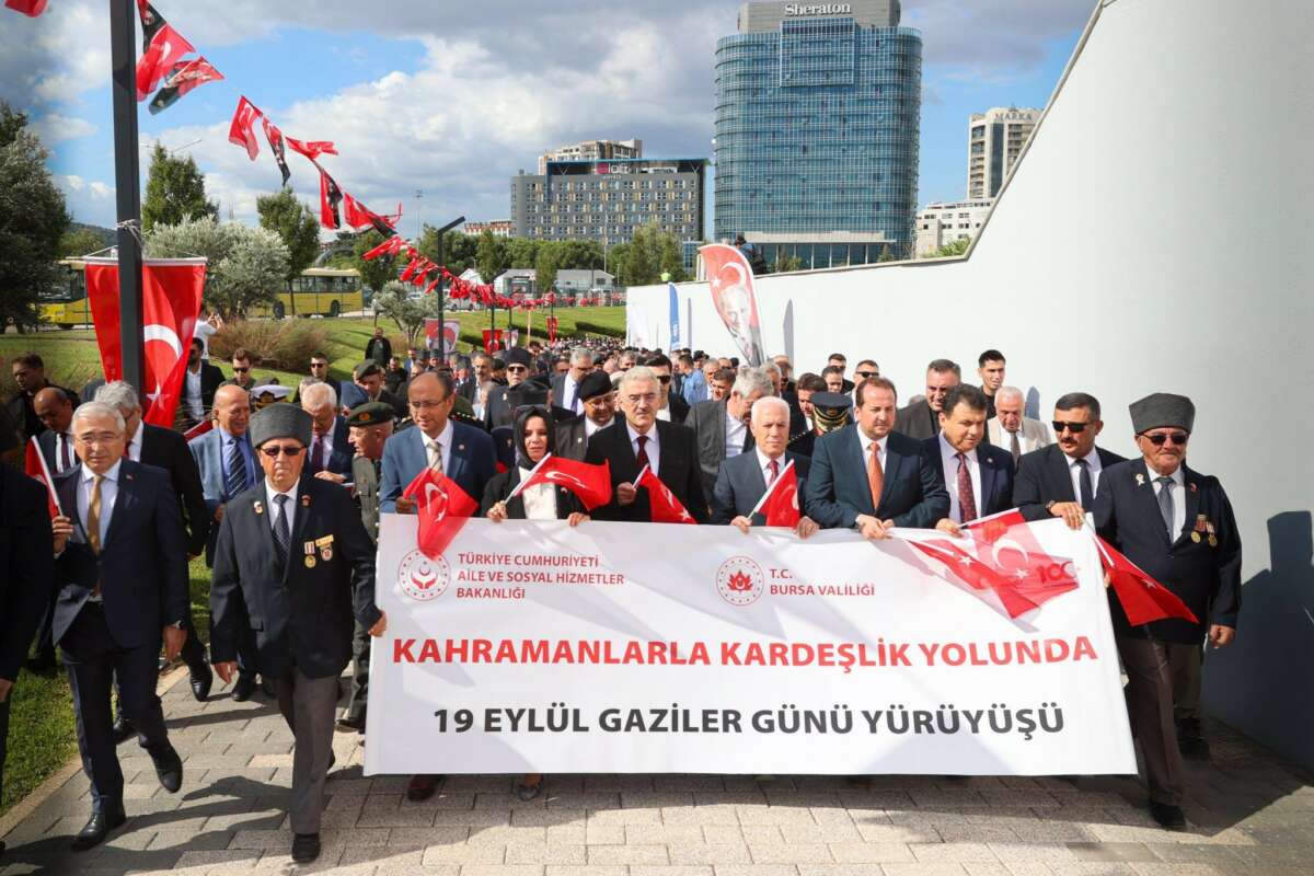 Bursa’da 19 Eylül Gaziler Günü kutlandı