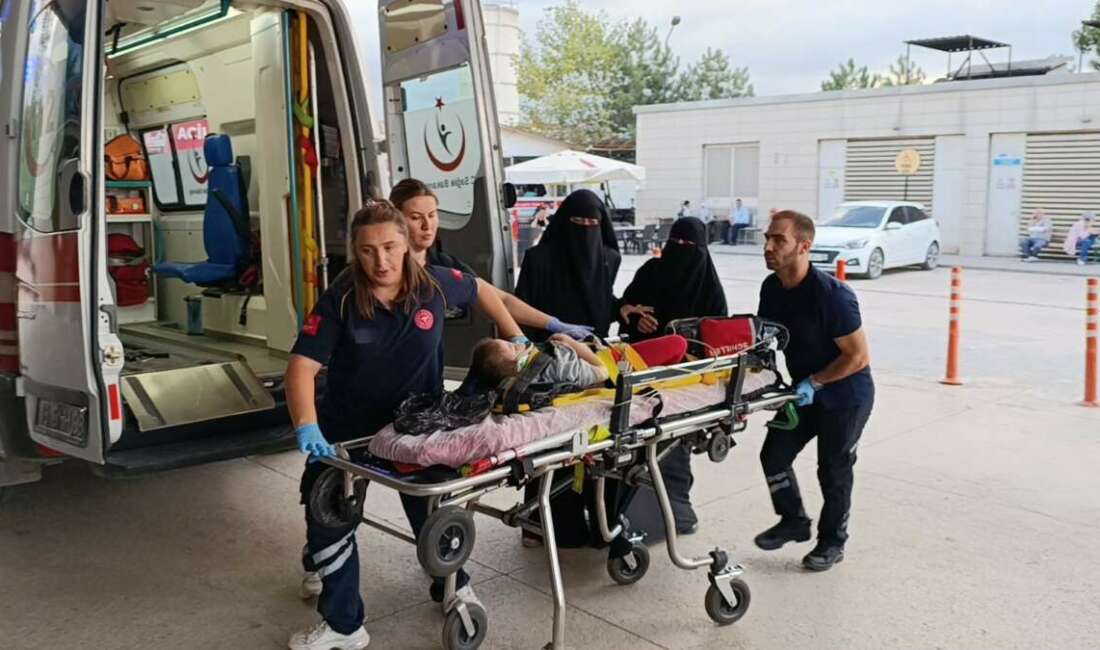 Bursa'nın İnegöl ilçesinde apartmanın