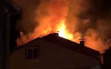 Bursa’da çatı katında çıkan yangın korkuttu