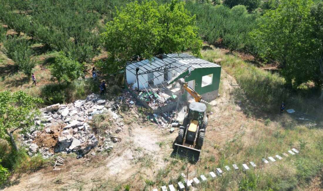 İnegöl Belediyesi’nin kaçak yapıyla