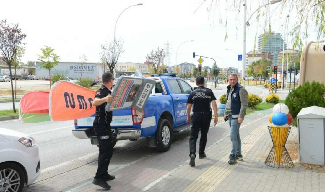 Nilüfer Belediyesi zabıta ekipleri,