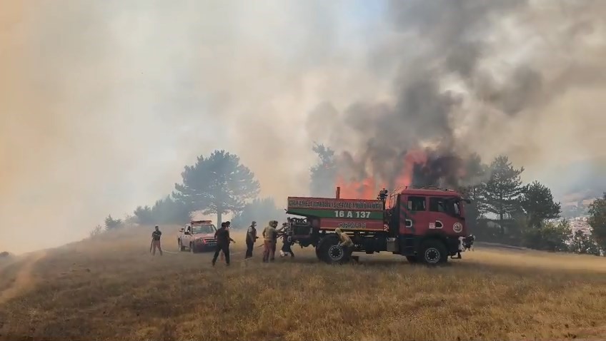 Bursa’daki orman yangını kontrol altına alındı