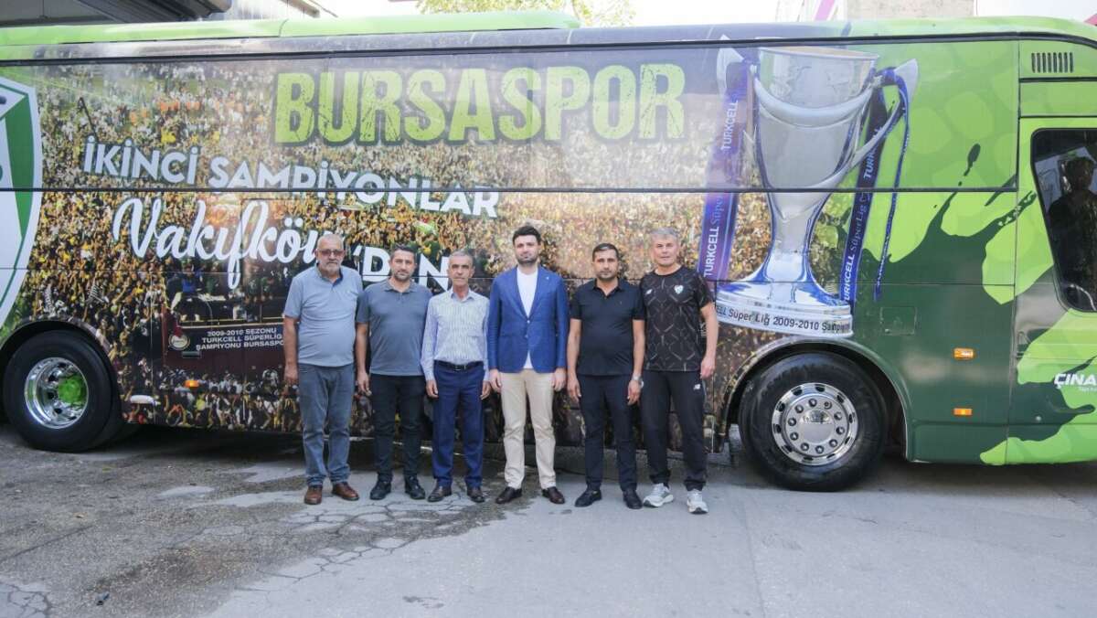 Bursaspor altyapısının otobüsü yenilendi