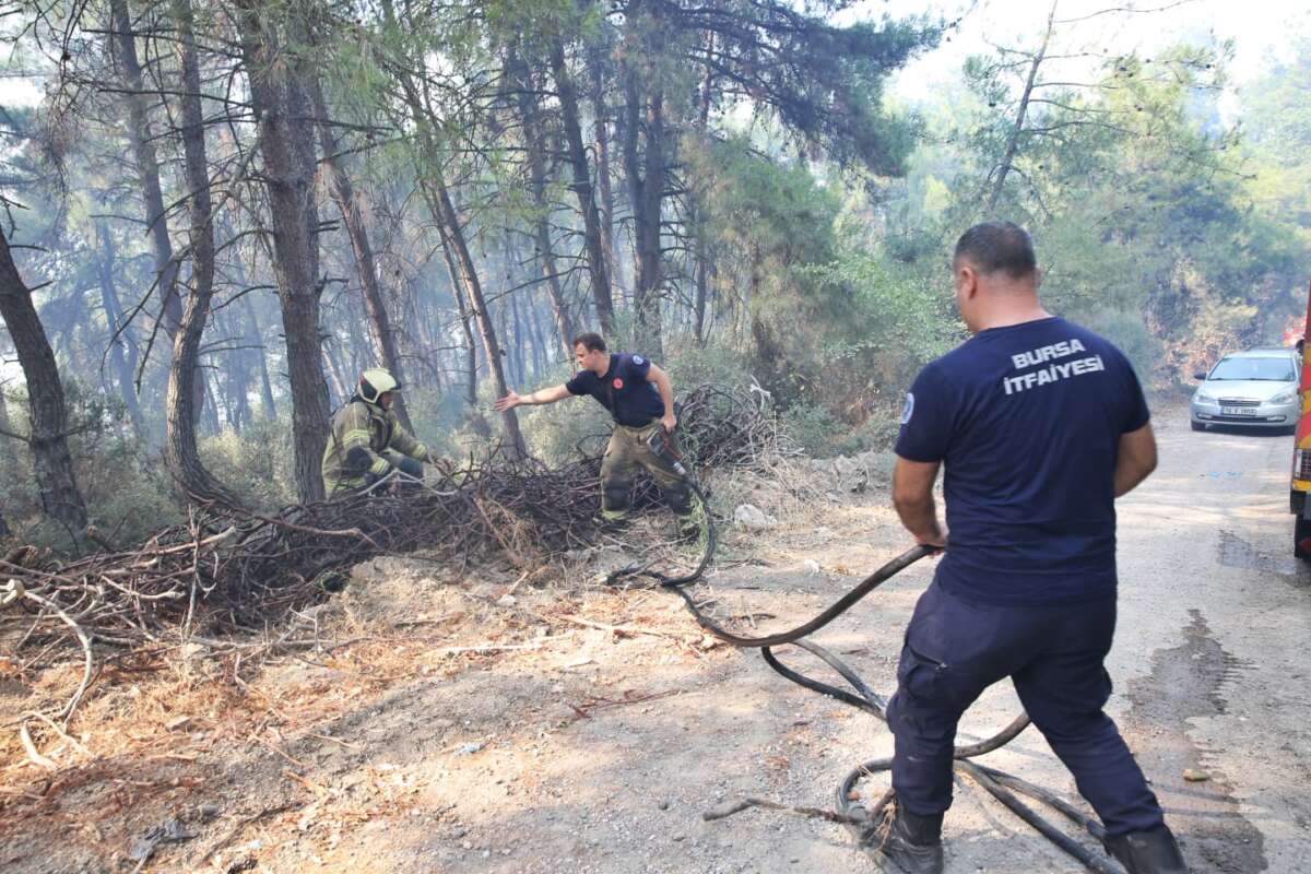 Büyükşehir’den Gündoğdu yangını seferberliği