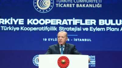 Cumhurbaşkanı Erdoğan: “Kooperatiflerimize toplam 3 milyar liralık kredi imkanı sunacağız”