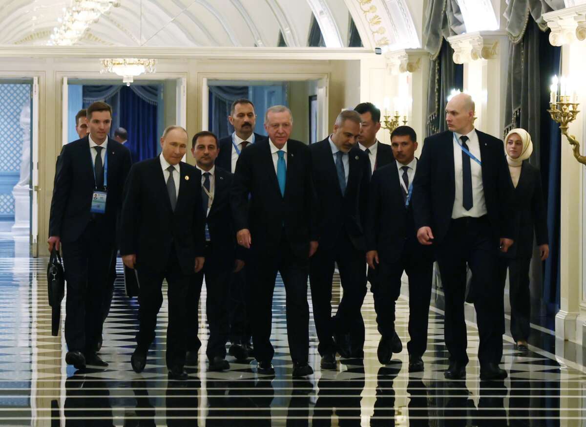 Cumhurbaşkanı Erdoğan, Putin ile görüştü