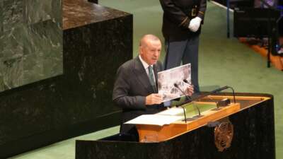 Cumhurbaşkanı Erdoğan: “Bu kürsüde Filistin halkının sesi olmak için bulunuyoruz”