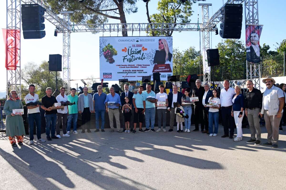 Osmangazi’de Üzüm Festivali Coşkusu