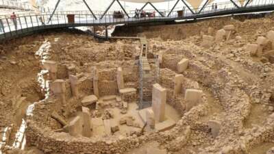 Göbeklitepe’de İnsan Heykeli bulundu